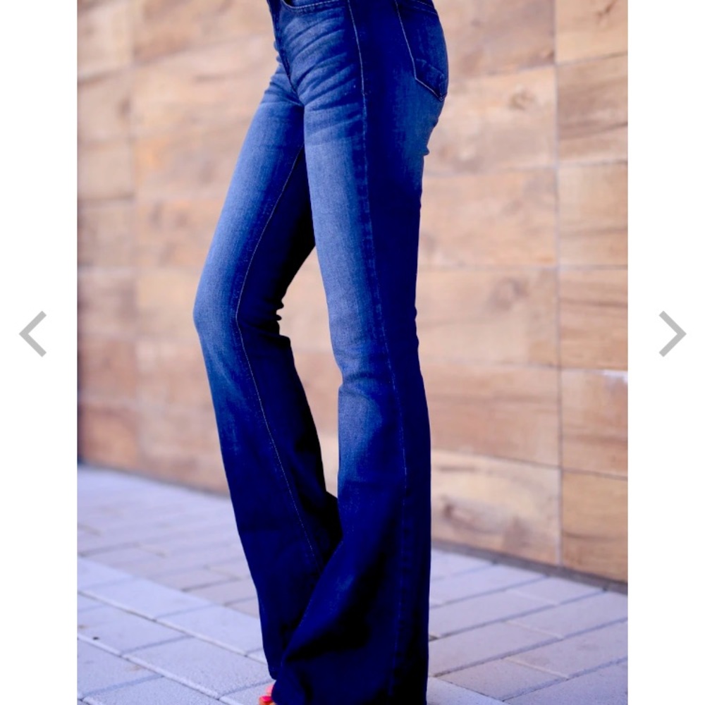 KanCan dark wash flare jeans